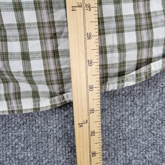 AKOO Hunt Club Shirt Mens 2XL Gray Green Plaid Short Sleeve Western‎ Urban - Picture 5 of 9